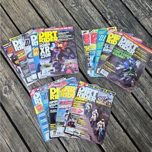 Vintage 80s Dirt Rider Magazine Collection
